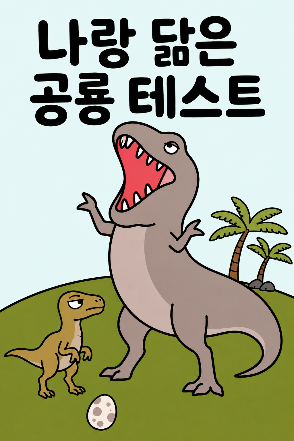 나랑 닮은 공룡 테스트 세로 배너