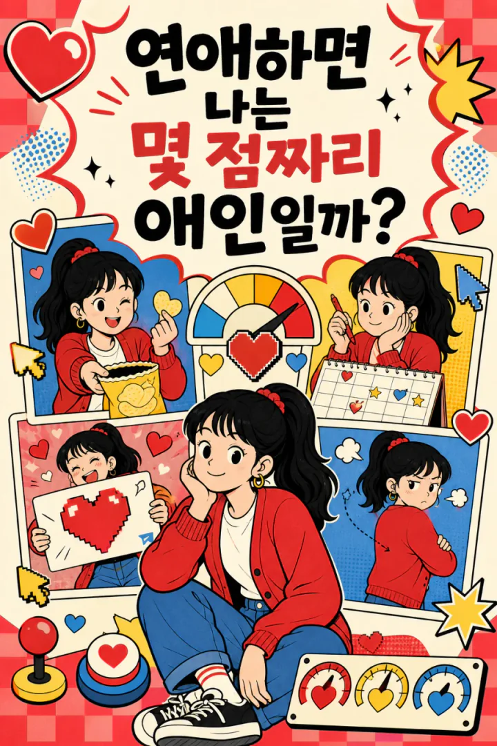 연애하면 나는 몇 점짜리 애인일까? 세로 포스터