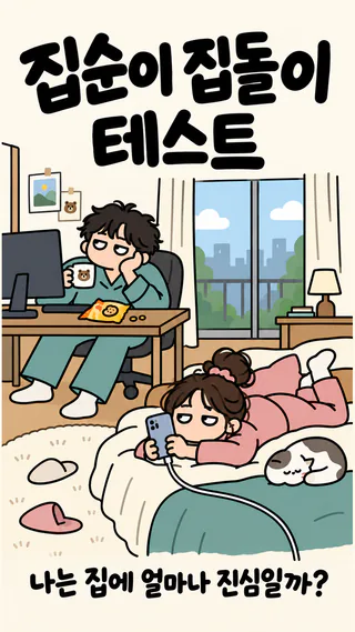 집순이 집돌이 테스트 세로 배너