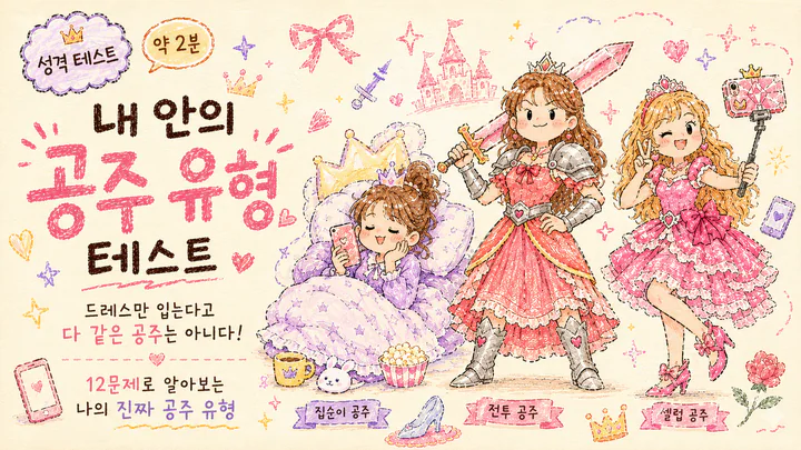 내안의 공주유형 테스트 대표 배너